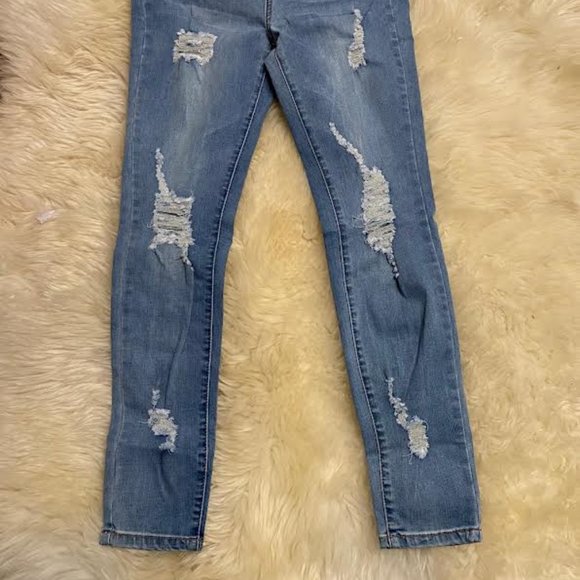NWT STEVE MADDEN Madden Girl Women ICON Ultra High-Rise Ripped Skinny Jeans - Picture 7 of 7
